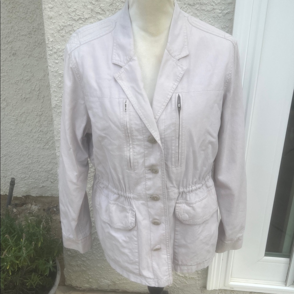 ATM Anthony Thomas Mellillo Women's Beige Utility Field Anorak Jacket Size L